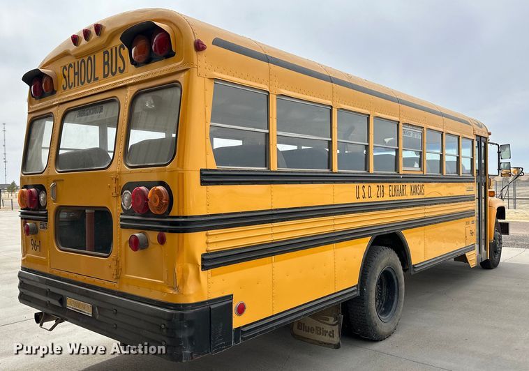 image for item OA9642 1996 Blue Bird school bus