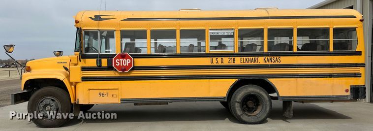 image for item OA9642 1996 Blue Bird school bus