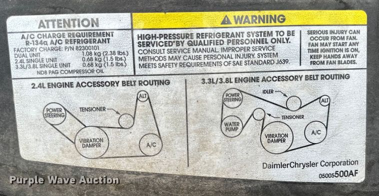 image for item OE9143 2005 Dodge Grand Caravan van