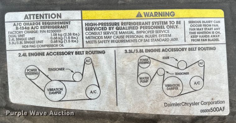 image for item OE9144 2005 Dodge Grand Caravan  van