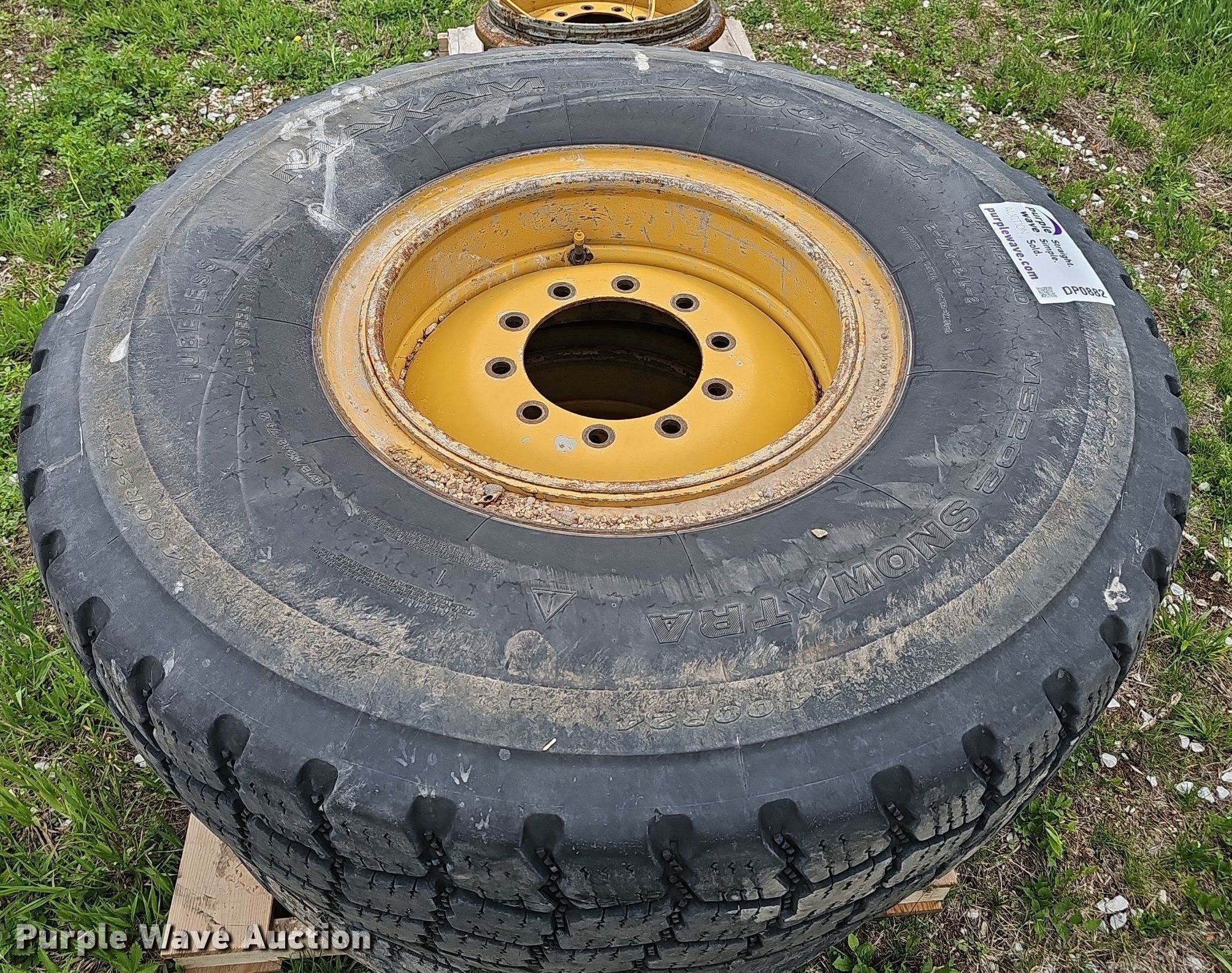 (2) SnowXtra tires and wheels in Seward, NE Item DP0882 for sale