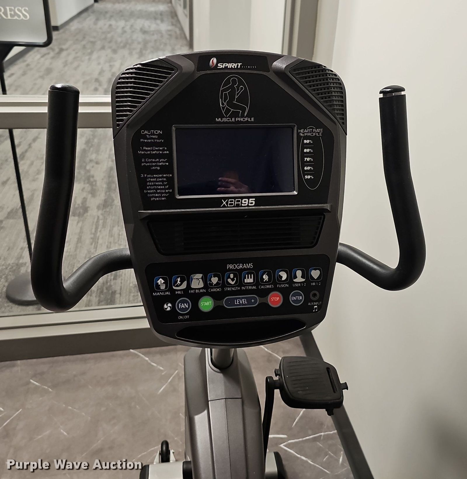 Spirit Fitness XBR95 exercise bike in Lincoln, NE Item IO9910 for