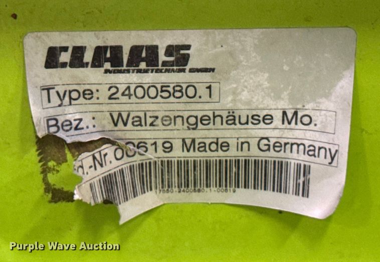 image for item DK6835 Claas kernel Processor