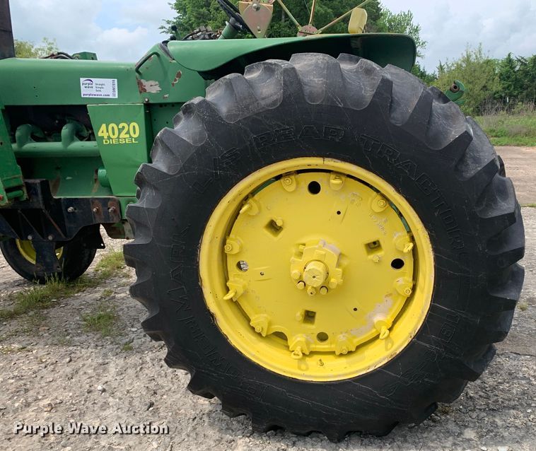 image for item DM7816 1967 John Deere 4020 tractor
