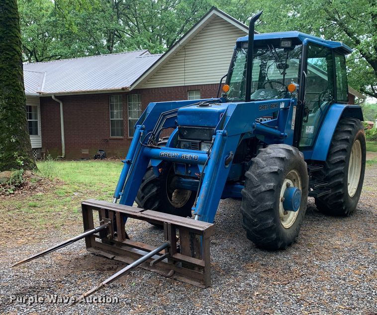 image for item DM7827 1993 Ford 7740 PowerStar SLE MFWD tractor