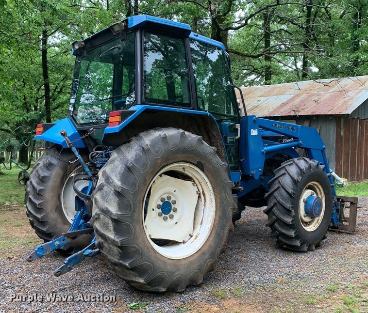 image for item DM7827 1993 Ford 7740 PowerStar SLE MFWD tractor