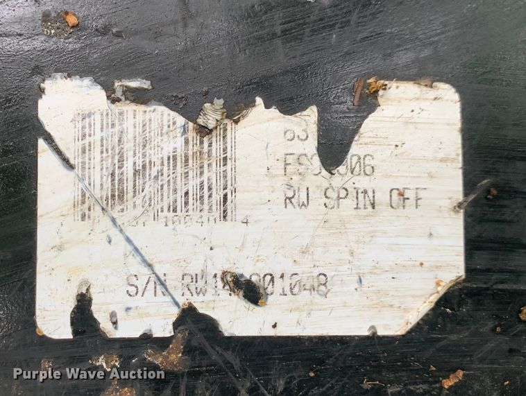 image for item DM7829 WorkSaver FS0906 bale spin off