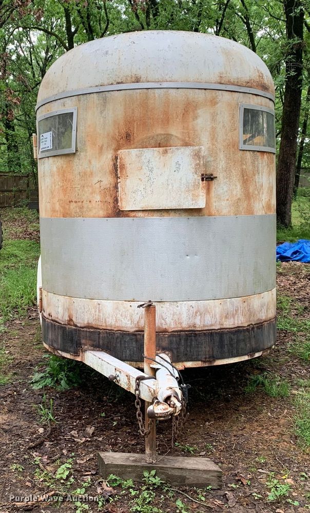 image for item DM7830 1970 Shop built livestock trailer