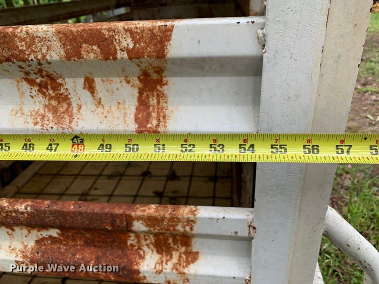 image for item DM7830 1970 Shop built livestock trailer