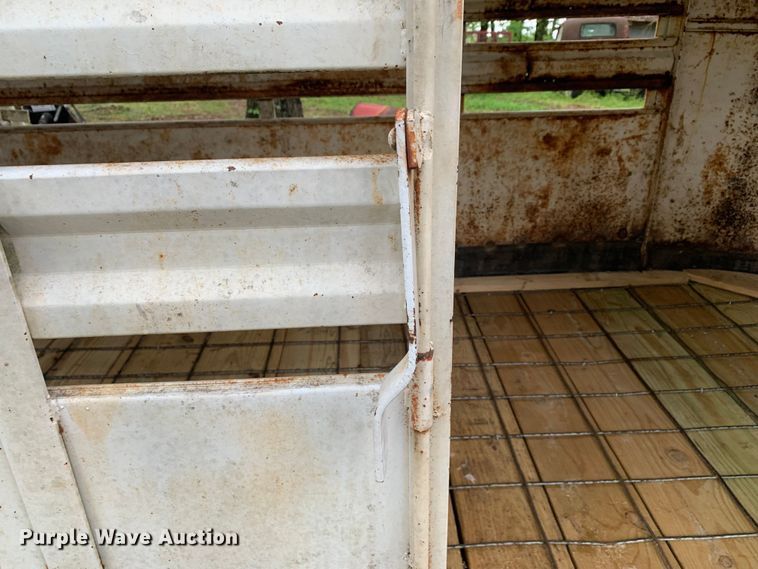 image for item DM7830 1970 Shop built livestock trailer