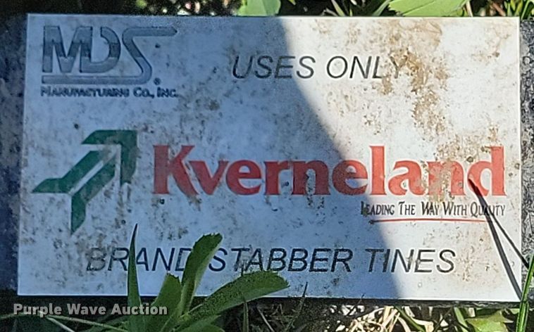 image for item DP3550 2018 MDS skid steer bale spear