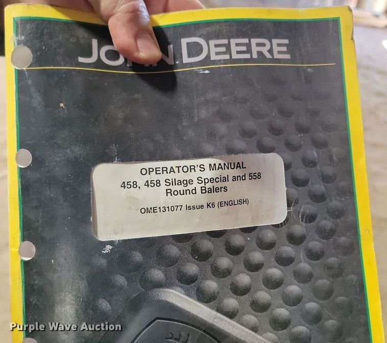 image for item DP3562 2007 John Deere  558 MegaWide Plus round baler