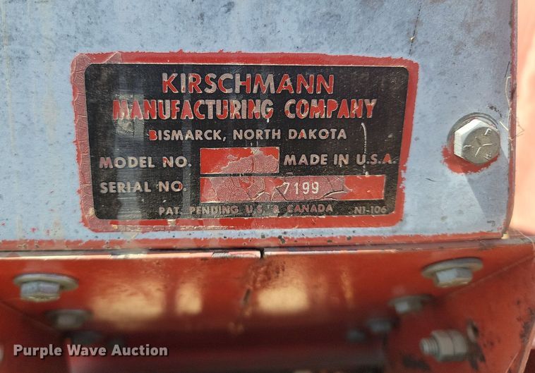 image for item DP3564 Kirschman grain drill