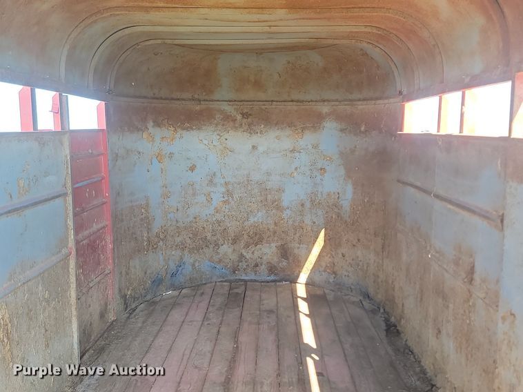 image for item DP3568 1979 S & S 6x16 livestock trailer