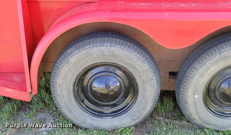 image for item DP3568 1979 S & S 6x16 livestock trailer
