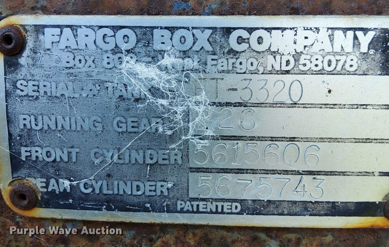 image for item DQ7062 Fargo silage wagon