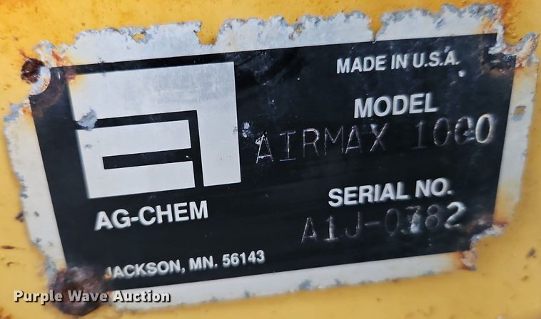 image for item EI3763 Ag-Chem Airman 1000 Precision spreader bed