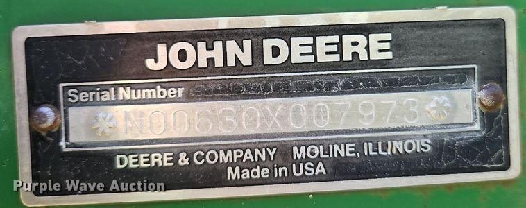 image for item EI3797 John Deere  630 tandem disk