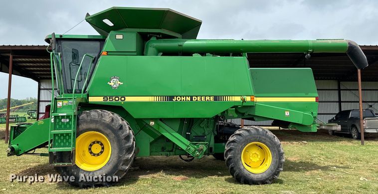 image for item EJ0521 1997 John Deere 9500 RWA combine