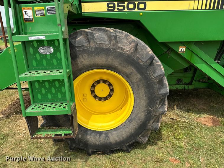 image for item EJ0521 1997 John Deere 9500 RWA combine