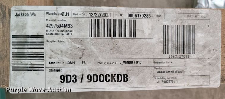 image for item KB9069 Fendt drive train