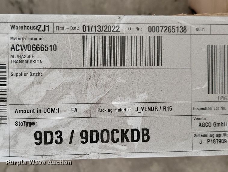 image for item KB9070 Fendt drive train