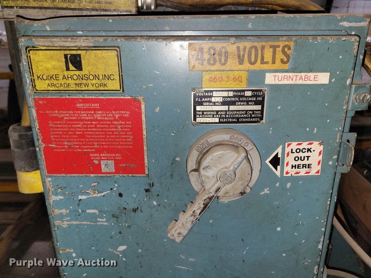 image for item KB9074 Koike Aronson HS4AB rotational turntable