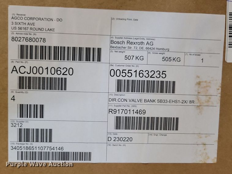 image for item KB9081 Hydraulic service banks