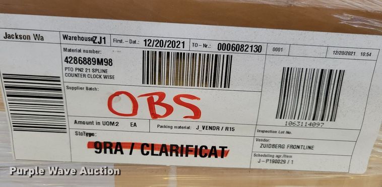 image for item KB9083 Tractor parts