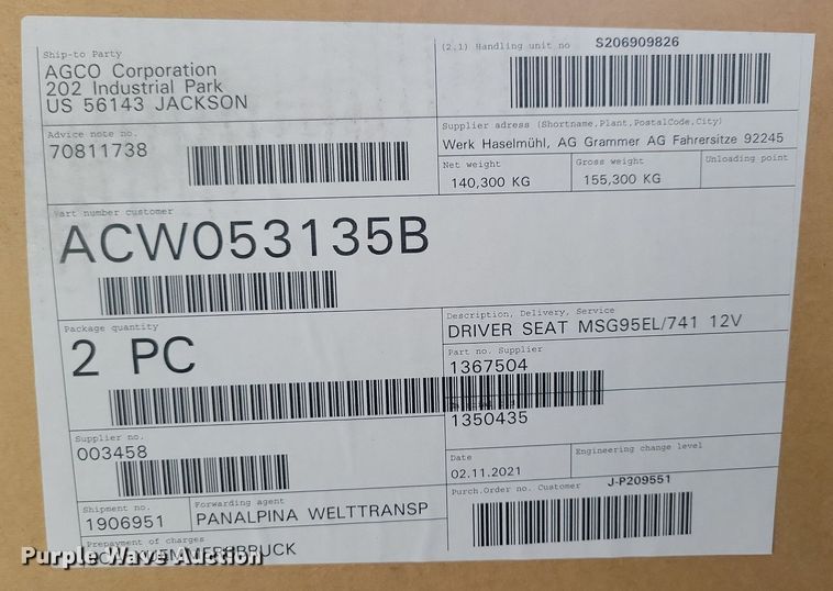 image for item KB9086 Tractor parts