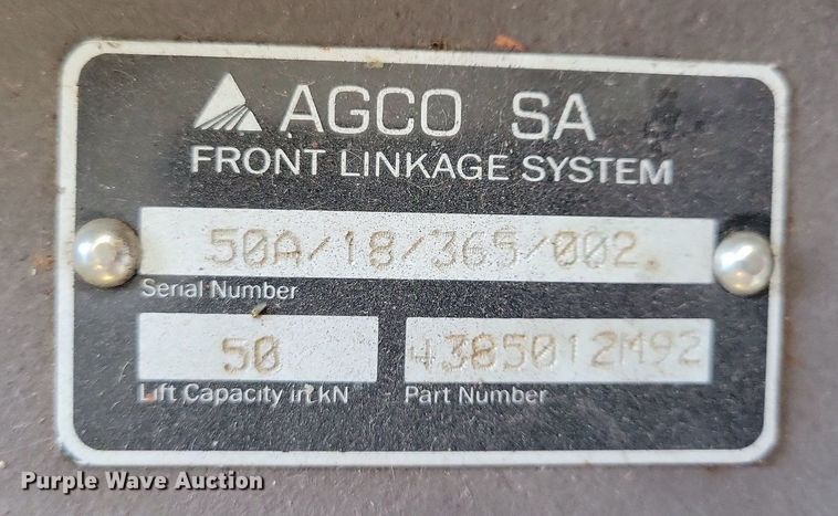 image for item KB9088 AGCO front linkage system