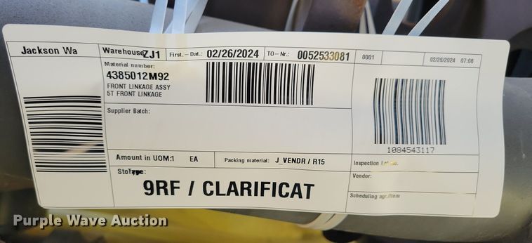 image for item KB9088 AGCO front linkage system