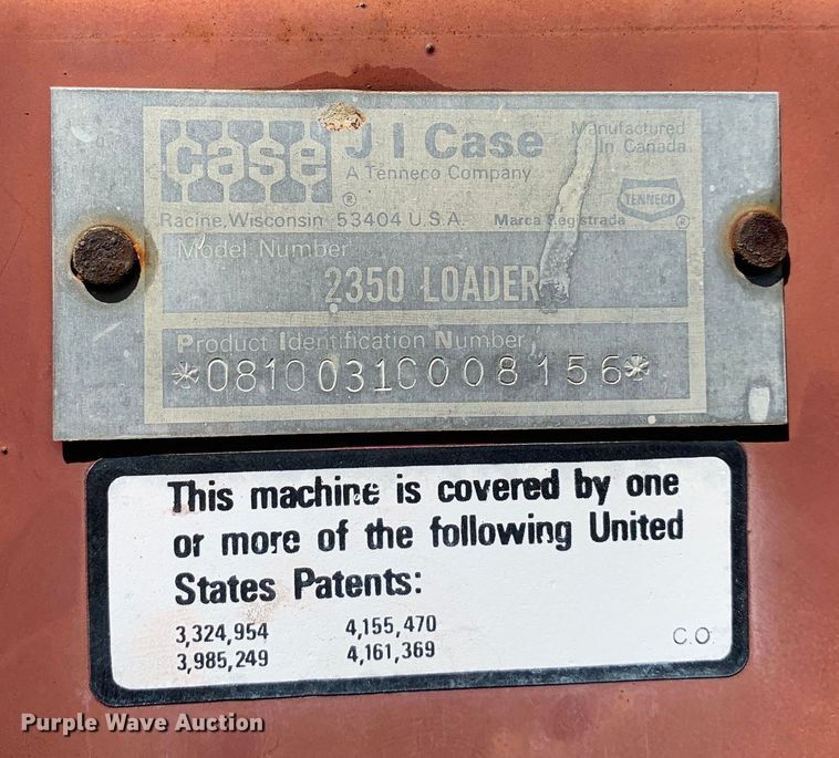 image for item KX9984 Case International  2350 loader