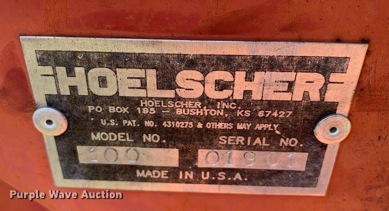 image for item KX9988 Hoelscher 100 bale accumulator 