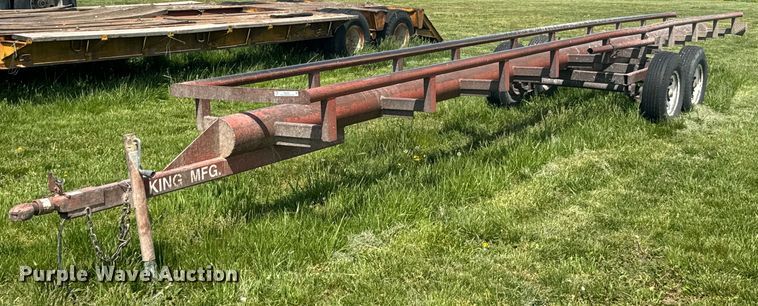 image for item ND9281 King hay bale trailer