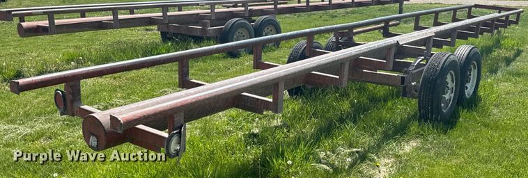 image for item ND9281 King hay bale trailer