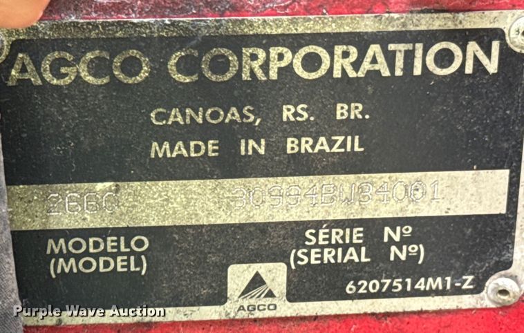 image for item ND9343 2012 Massey Ferguson 2660 MFWD tractor