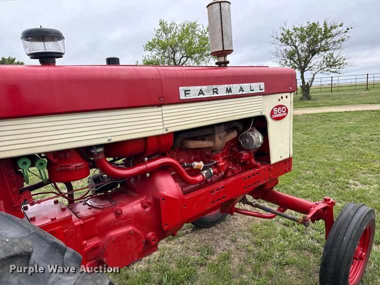 image for item NL9720 International  Farmall 560 tractor
