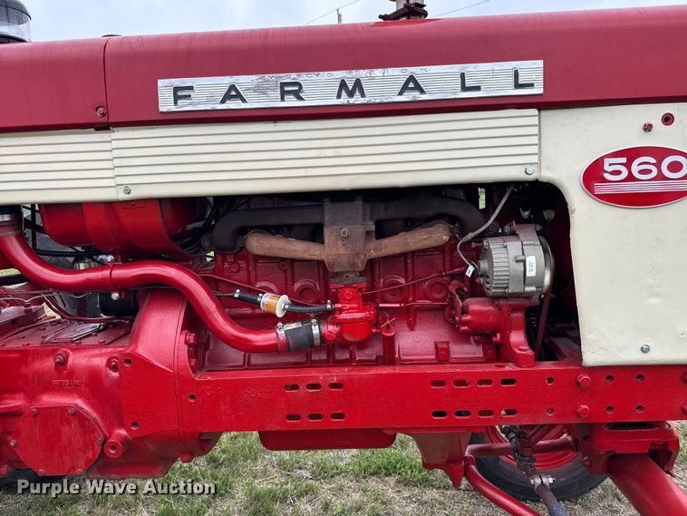 image for item NL9720 International  Farmall 560 tractor