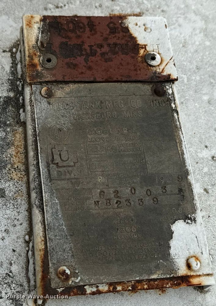 image for item NL9803 (4) NH3 tanks