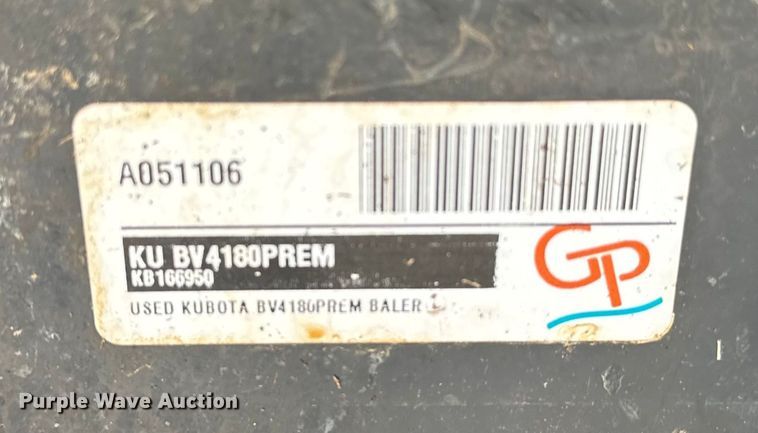 image for item NQ9557 2015 Kubota  BV4180 round baler