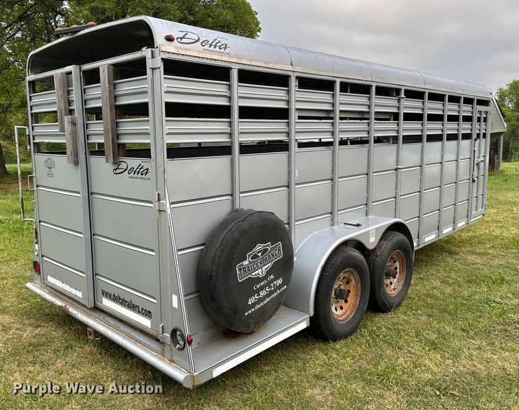 image for item NR9765 2012 Delta  livestock trailer