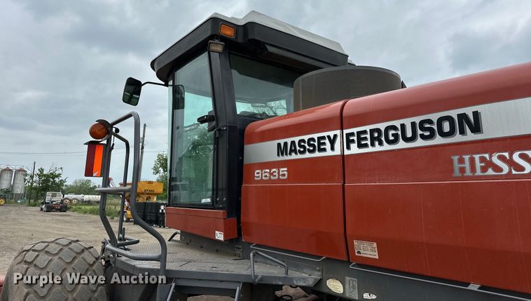 image for item NR9772 2009 Massey Ferguson  9635 swather / windrower