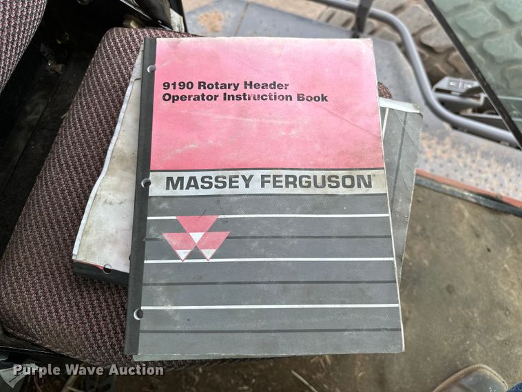 image for item NR9772 2009 Massey Ferguson  9635 swather / windrower