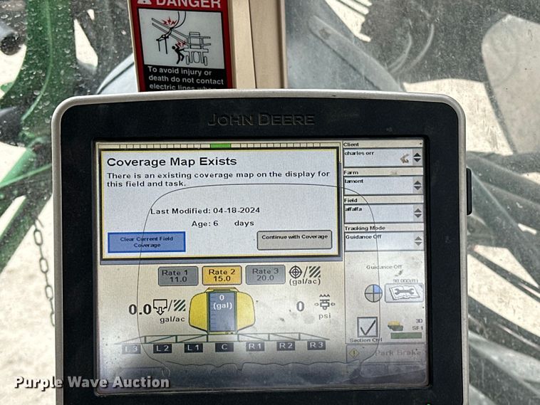 image for item NR9801 2013 John Deere 4940 sprayer