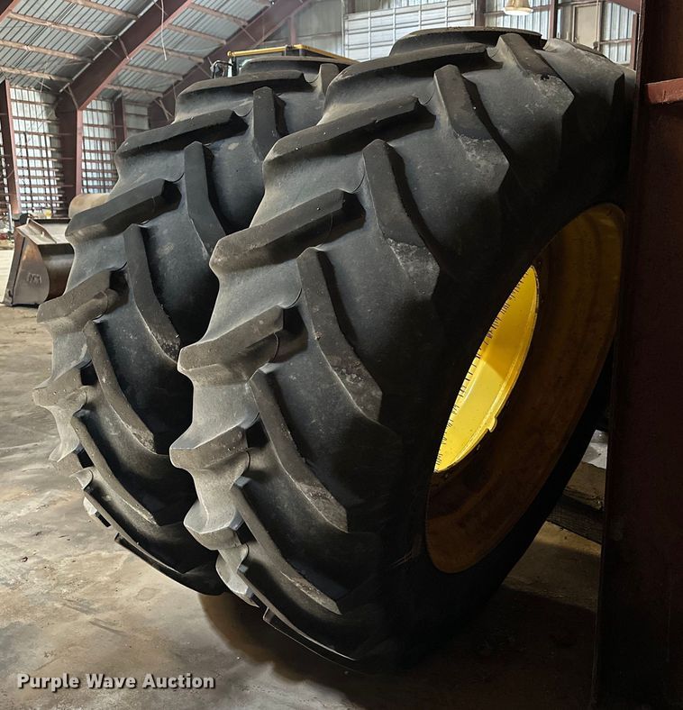 image for item NR9804 (4) Goodyear DT820 tires and wheels