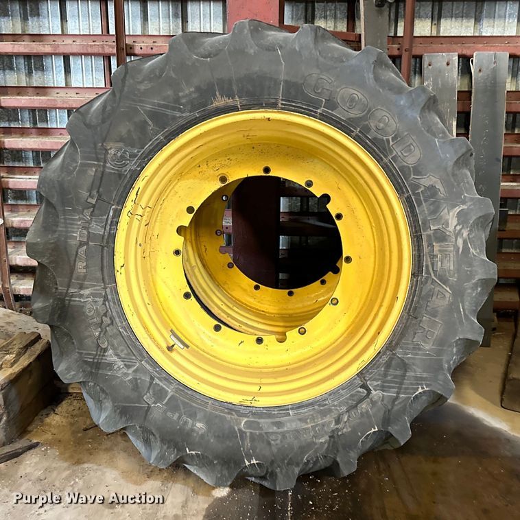 image for item NR9804 (4) Goodyear DT820 tires and wheels