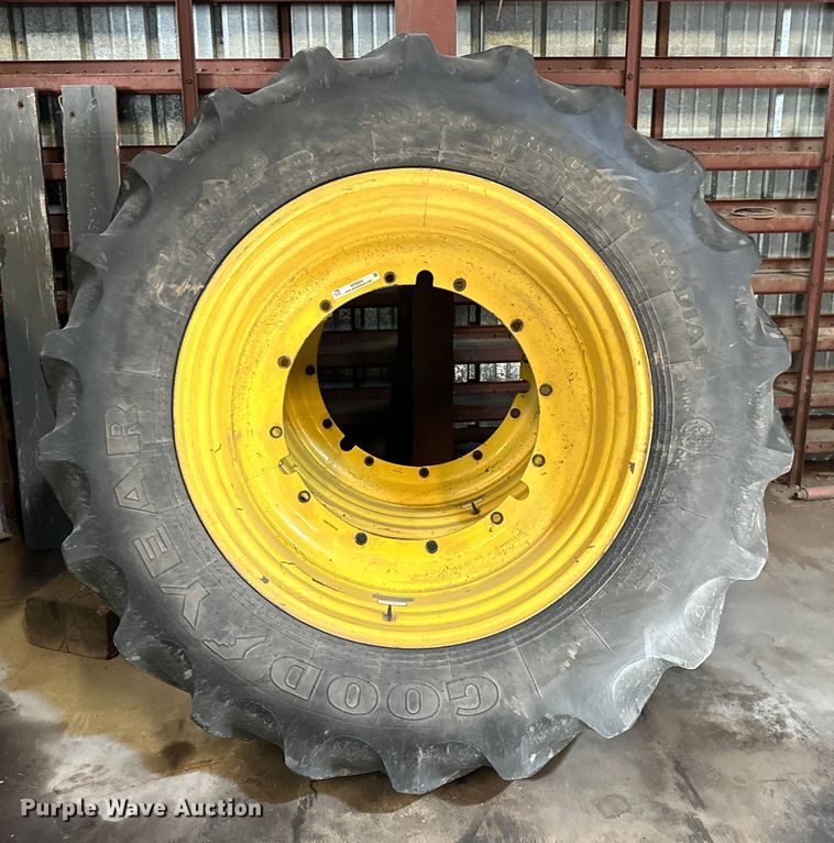 image for item NR9804 (4) Goodyear DT820 tires and wheels