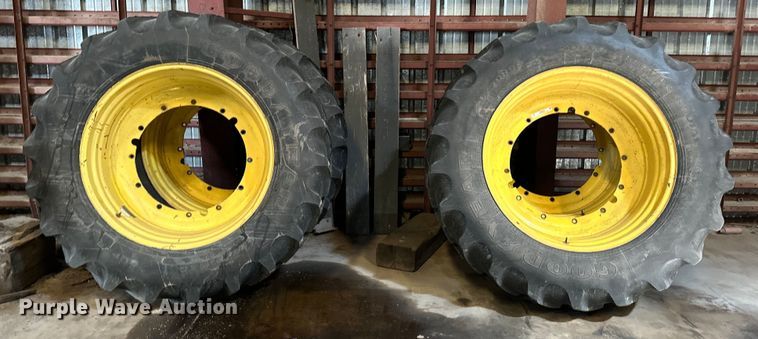 image for item NR9804 (4) Goodyear DT820 tires and wheels