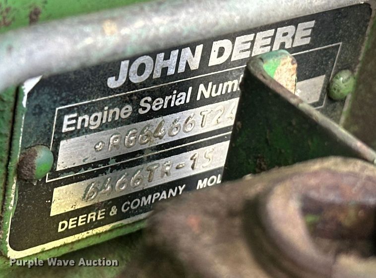 image for item NR9820 1983 John Deere 4450 tractor